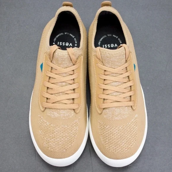 Vessi Weekend 1.5 Sneaker Womens Size US 9 Oak Brown White Waterproof Shoes - Picture 8 of 13